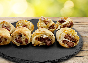 Produktbild Pizzabrötchen Hackfleisch, Zwiebel