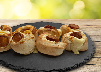 Produktbild Pizzabrötchen Hot-Dog